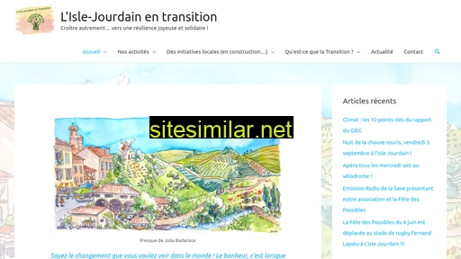 lislejourdainentransition.fr alternative sites