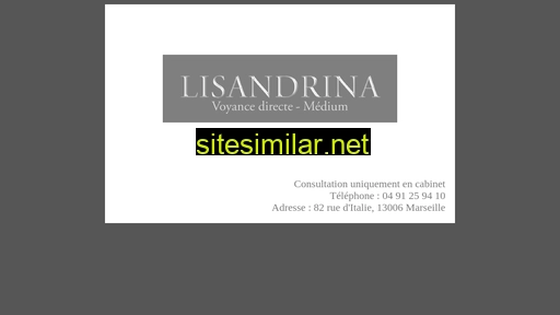 lisandrina.fr alternative sites