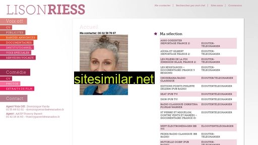 lisonriess.fr alternative sites