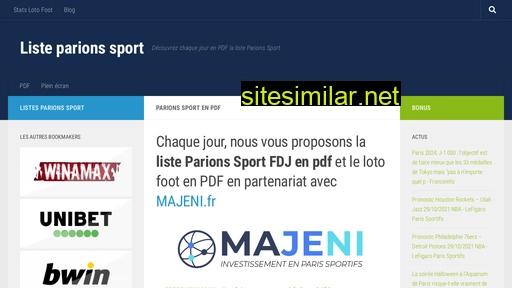 liste-parions-sport.fr alternative sites