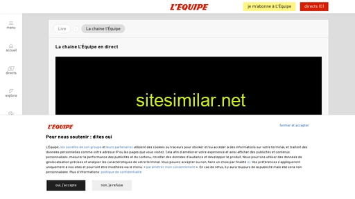 live.lequipe.fr alternative sites