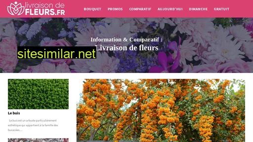 livraison-de-fleurs.fr alternative sites