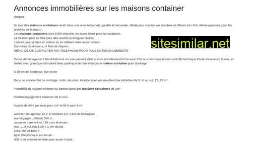 livre-maison-container.fr alternative sites
