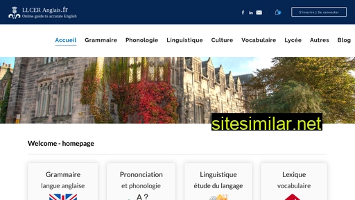 llceranglais.fr alternative sites