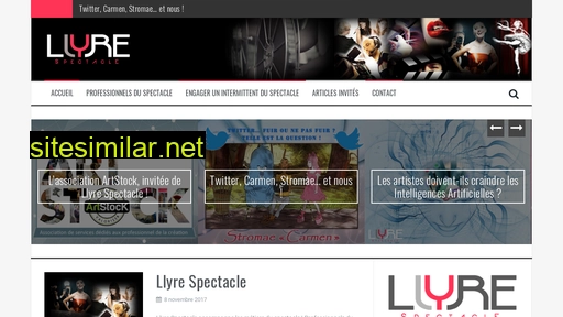 llyre-spectacle.fr alternative sites