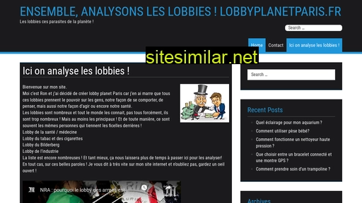 lobbyplanetparis.fr alternative sites