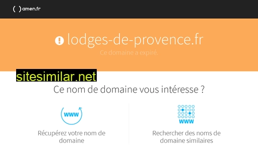 lodges-de-provence.fr alternative sites
