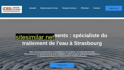 loew-traitement-eau.fr alternative sites