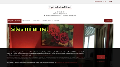 logeralamadeleine.fr alternative sites