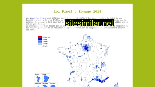 loi-pinel-zones.fr alternative sites