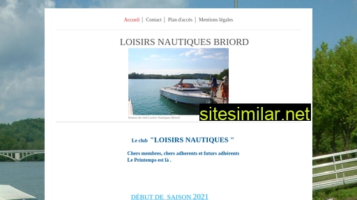 loisirs-nautiques-briord.fr alternative sites