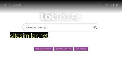 lol1625.fr alternative sites