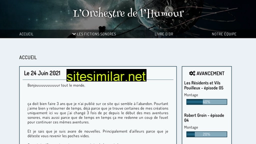 lorchestredelhumour.fr alternative sites