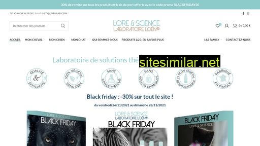 loreandscience.fr alternative sites