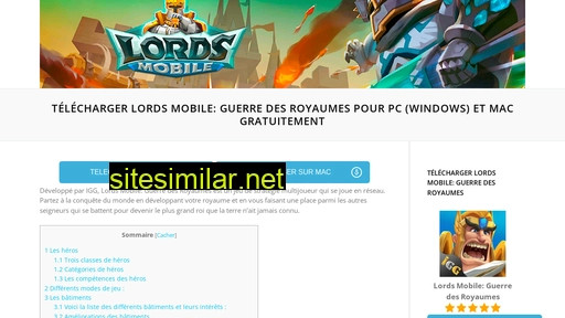 lordsmobilepc.fr alternative sites