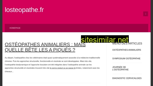 losteopathe.fr alternative sites