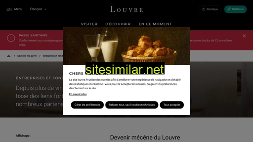 louvre.fr alternative sites