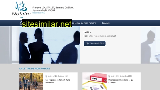 loustalet-castay-latour-pau.notaires.fr alternative sites