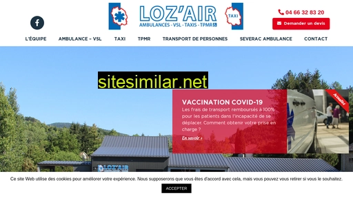 lozair-ambulances.fr alternative sites