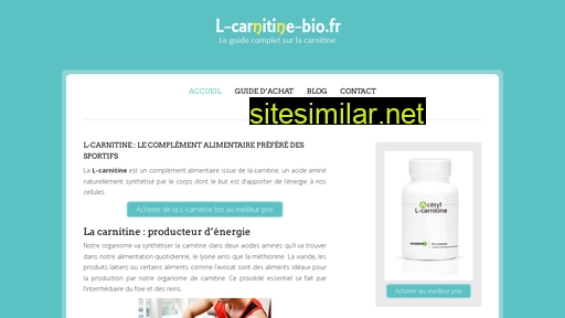l-carnitine-bio.fr alternative sites