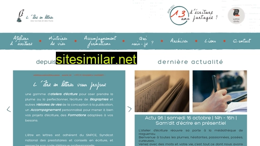 l-etre-en-lettres.fr alternative sites