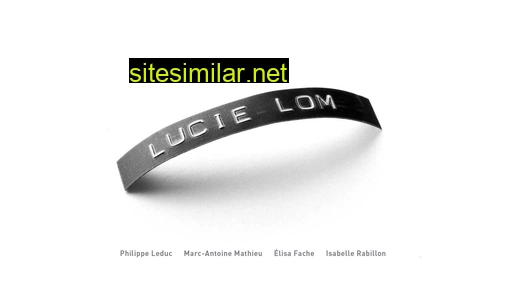 Lucie-lom similar sites