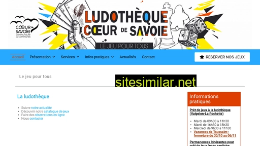 ludothequecoeurdesavoie.fr alternative sites