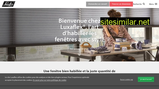 luxaflex.fr alternative sites