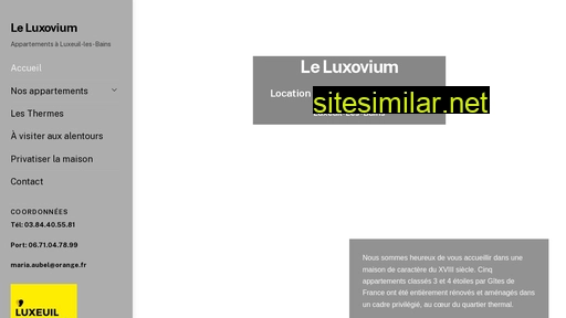 luxovium.fr alternative sites