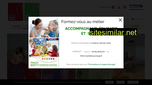 lyceefrancoismarty.fr alternative sites