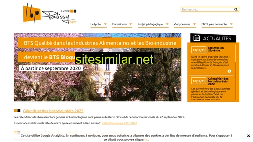 lycee-palissy-agen.fr alternative sites