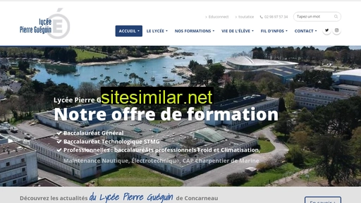 lycee-pierre-gueguin.fr alternative sites
