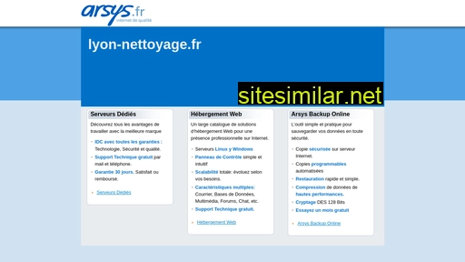 lyon-nettoyage.fr alternative sites