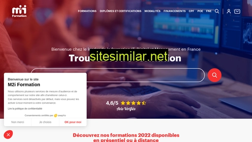 m2iformation.fr alternative sites