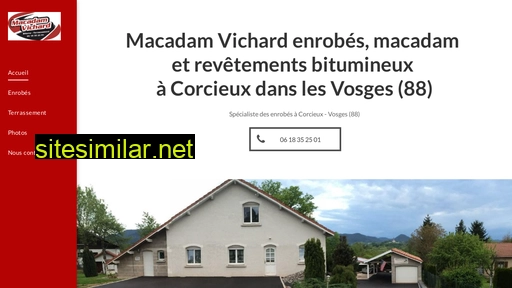 Macadam-vichard-enrobes similar sites