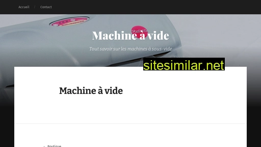 machine-a-vide.fr alternative sites