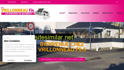 maconnerie-vrillonneau.fr alternative sites