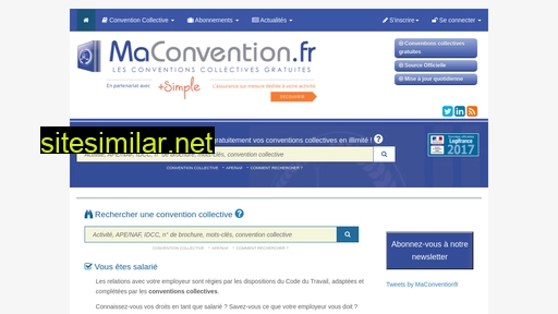 maconvention.fr alternative sites