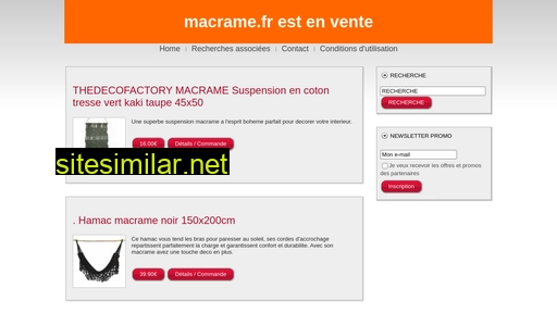 macrame.fr alternative sites
