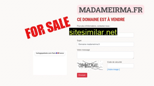 madameirma.fr alternative sites