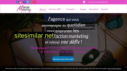 madamemarketing.fr alternative sites