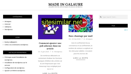 madeingalaure.fr alternative sites