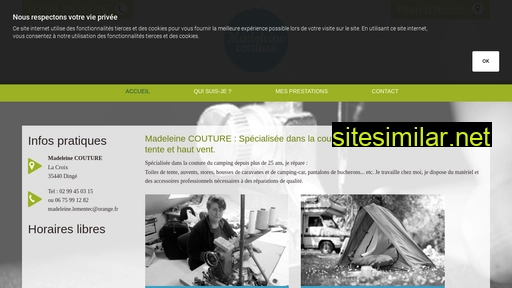 madeleinecoutureducamping.fr alternative sites