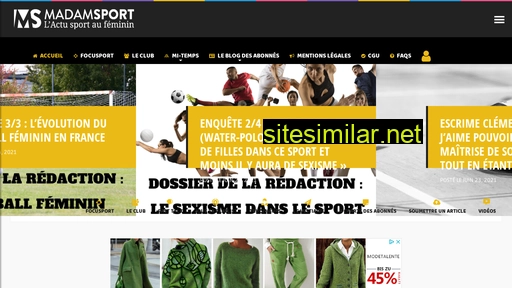 madamsport.fr alternative sites