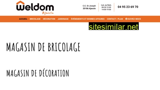 magasin-bricolage-decoration-jardinage-ajaccio.fr alternative sites