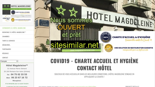 magdeleine-hotel.fr alternative sites
