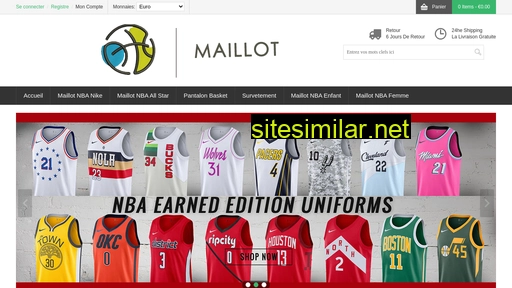 Maillotbasket similar sites