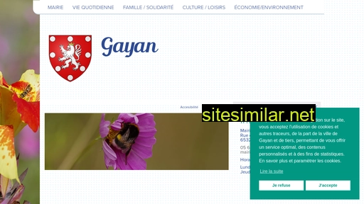 mairie-gayan.fr alternative sites