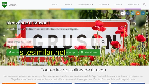mairie-gruson.fr alternative sites