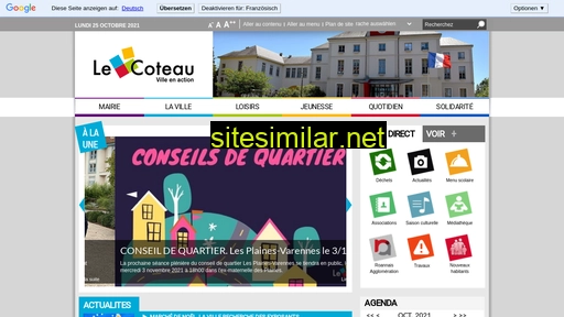 mairie-lecoteau.fr alternative sites